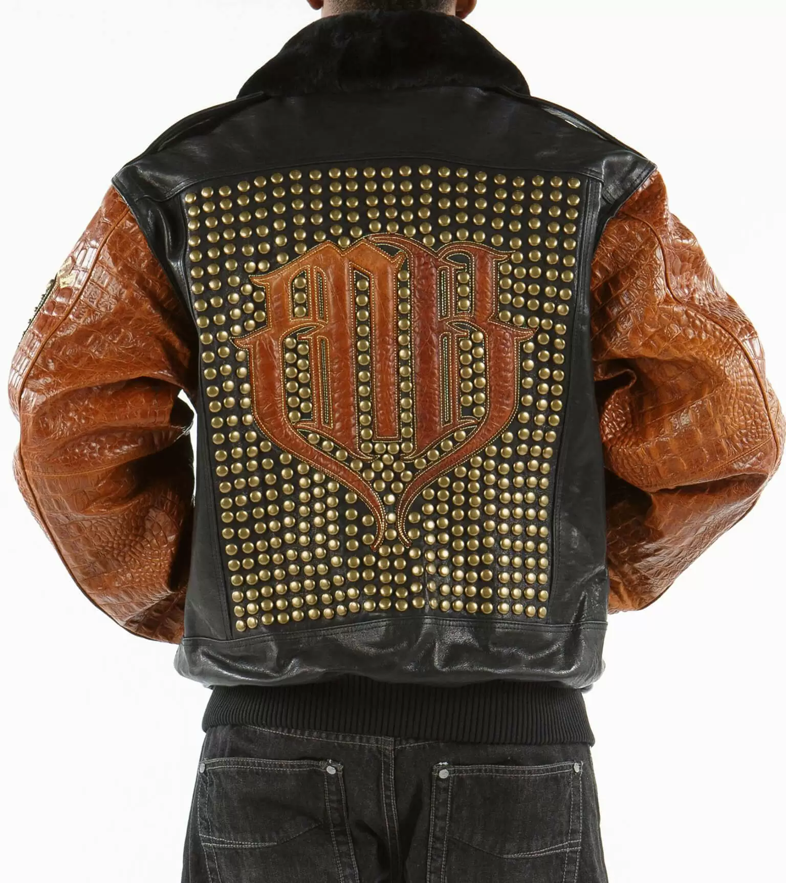 Pelle Pelle Men Fur Collar Leather Jacket view 2