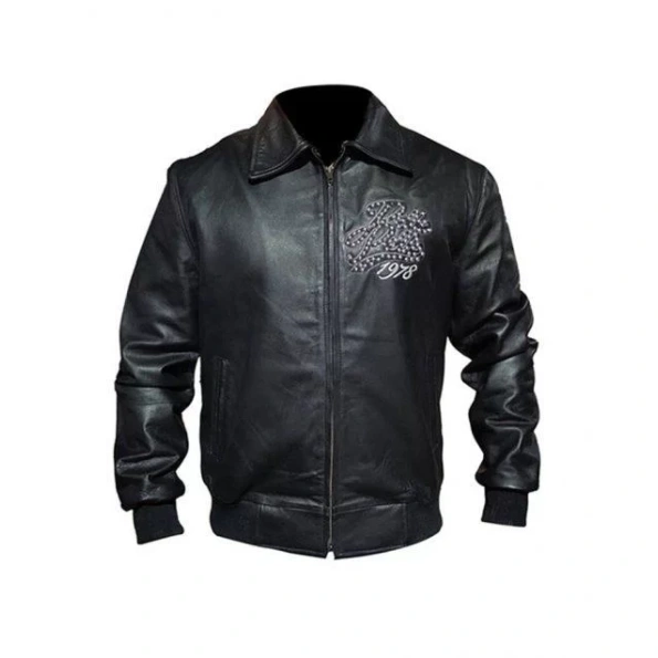 Pelle Pelle Black Exotic 1978 Leather Jacket