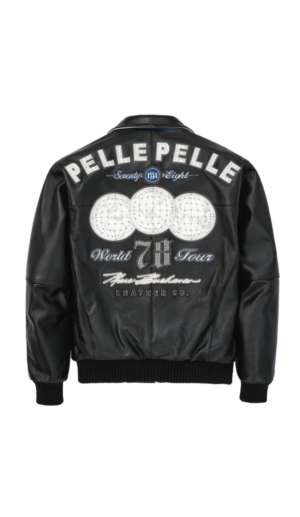 Pelle Pelle Men World Tour Black Plush Jacket