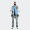 Pelle Pelle Light Blue Varsity Wool Jacket