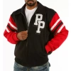 Pelle Pelle Tribute Chicago Black Red Jacket