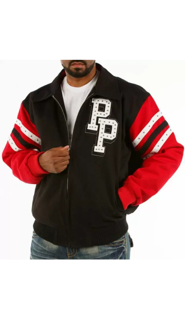 Pelle Pelle Tribute Chicago Black Red Jacket