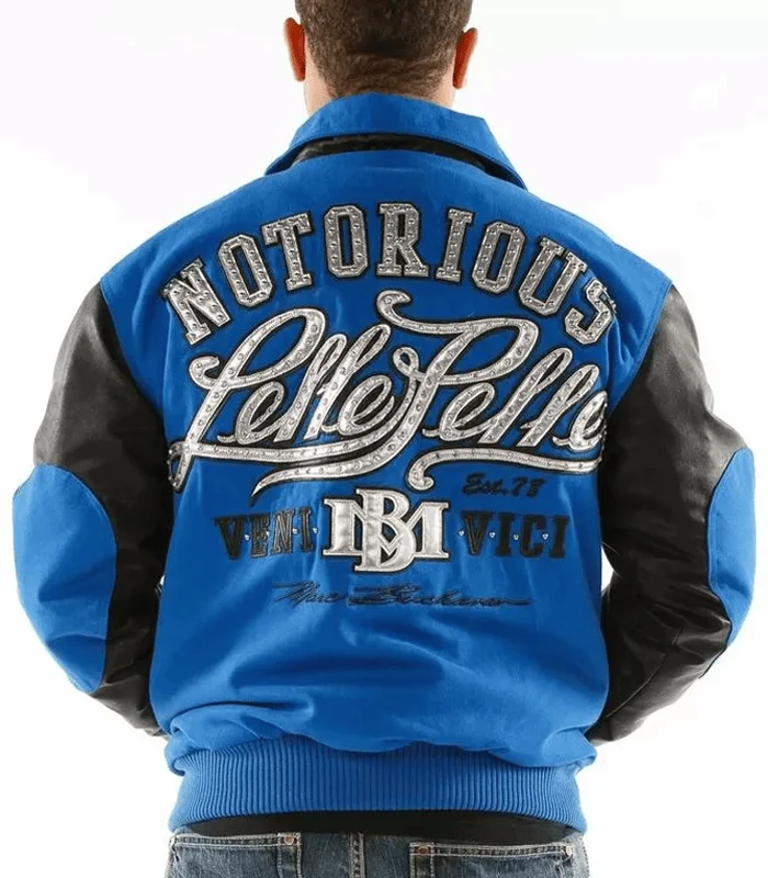 Pelle Pelle Blue Black Notorious Mb Jacket