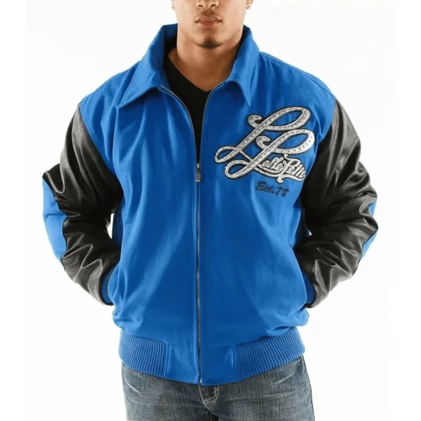 Pelle Pelle Blue Black Notorious Mb Jacket