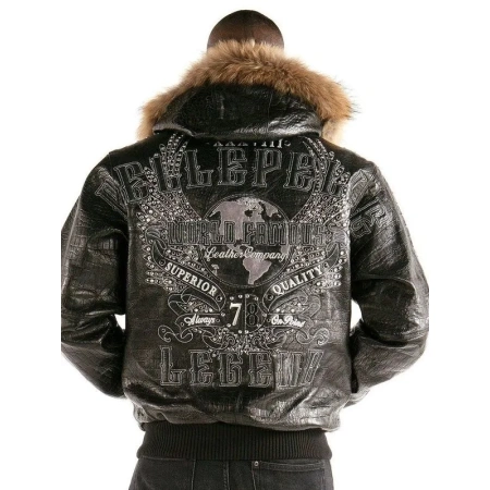 Pelle Pelle Legend Encrusted Fur Hood Jacket