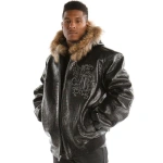 Pelle Pelle Legend Encrusted Fur Hood Jacket