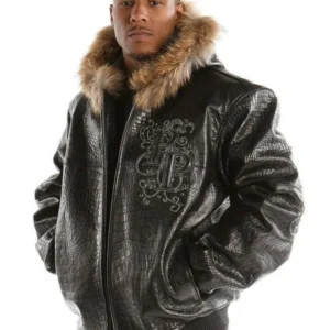 Pelle Pelle Legend Encrusted Fur Hood Jacket