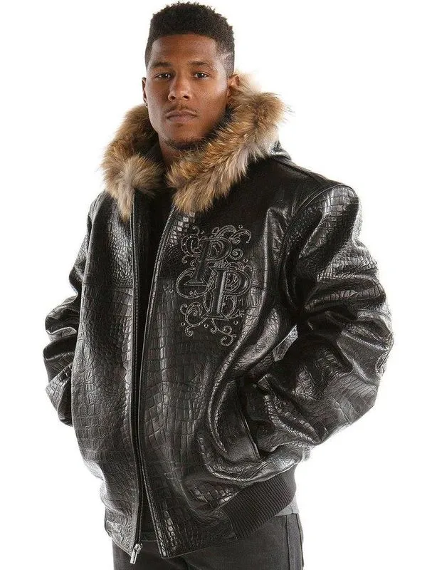 Pelle Pelle Legend Encrusted Fur Hood Jacket