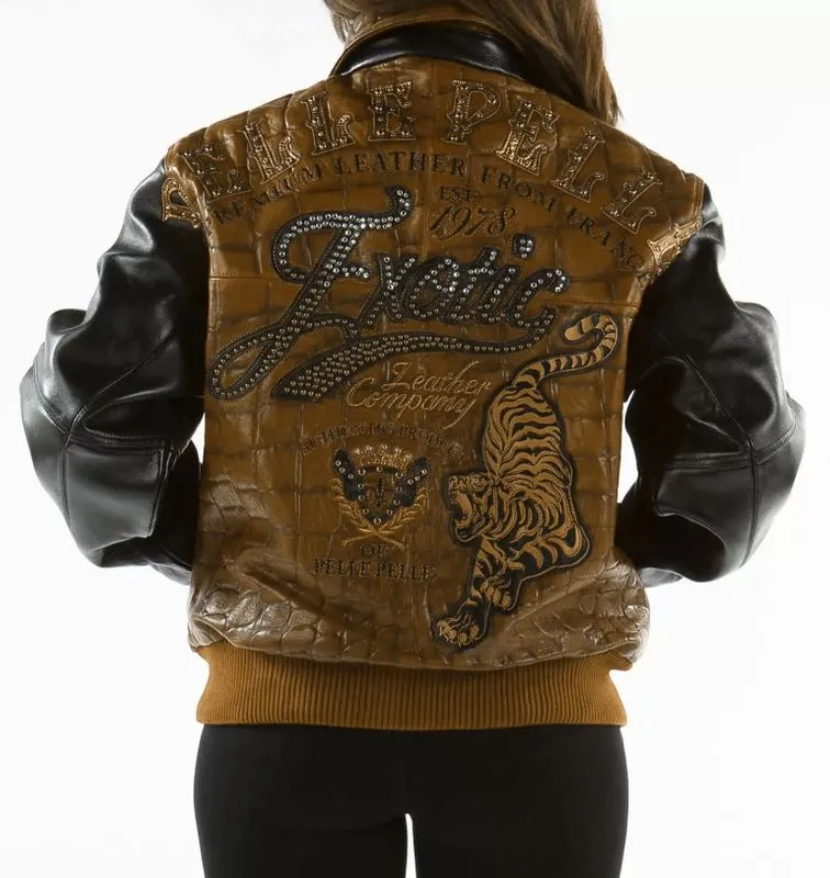 Pelle Pelle Exotic Studded Leather Jacket