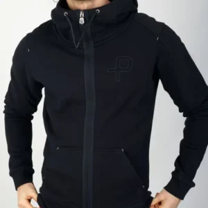 Pelle Pelle Men Navy Blue Wool Hoodie