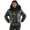 Pelle Pelle Emblem Women Black Hood Jacket