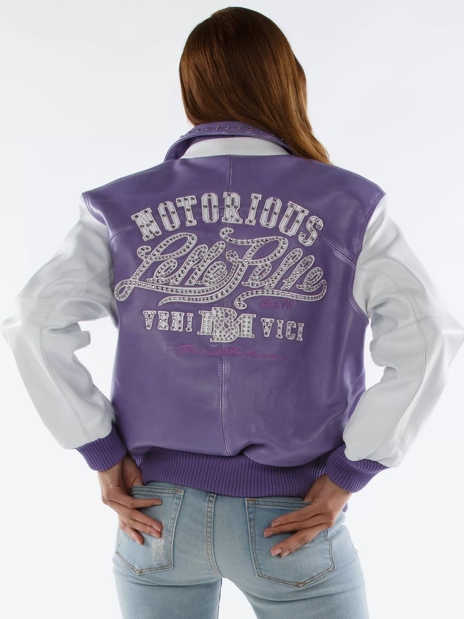 Pelle Pelle Notorious Women Purple Jacket view 2