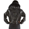 Pelle Pelle Emblem Women Black Hood Jacket