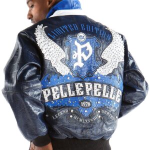 Pelle Pelle Legend Series Blue Leather Jacket view 2