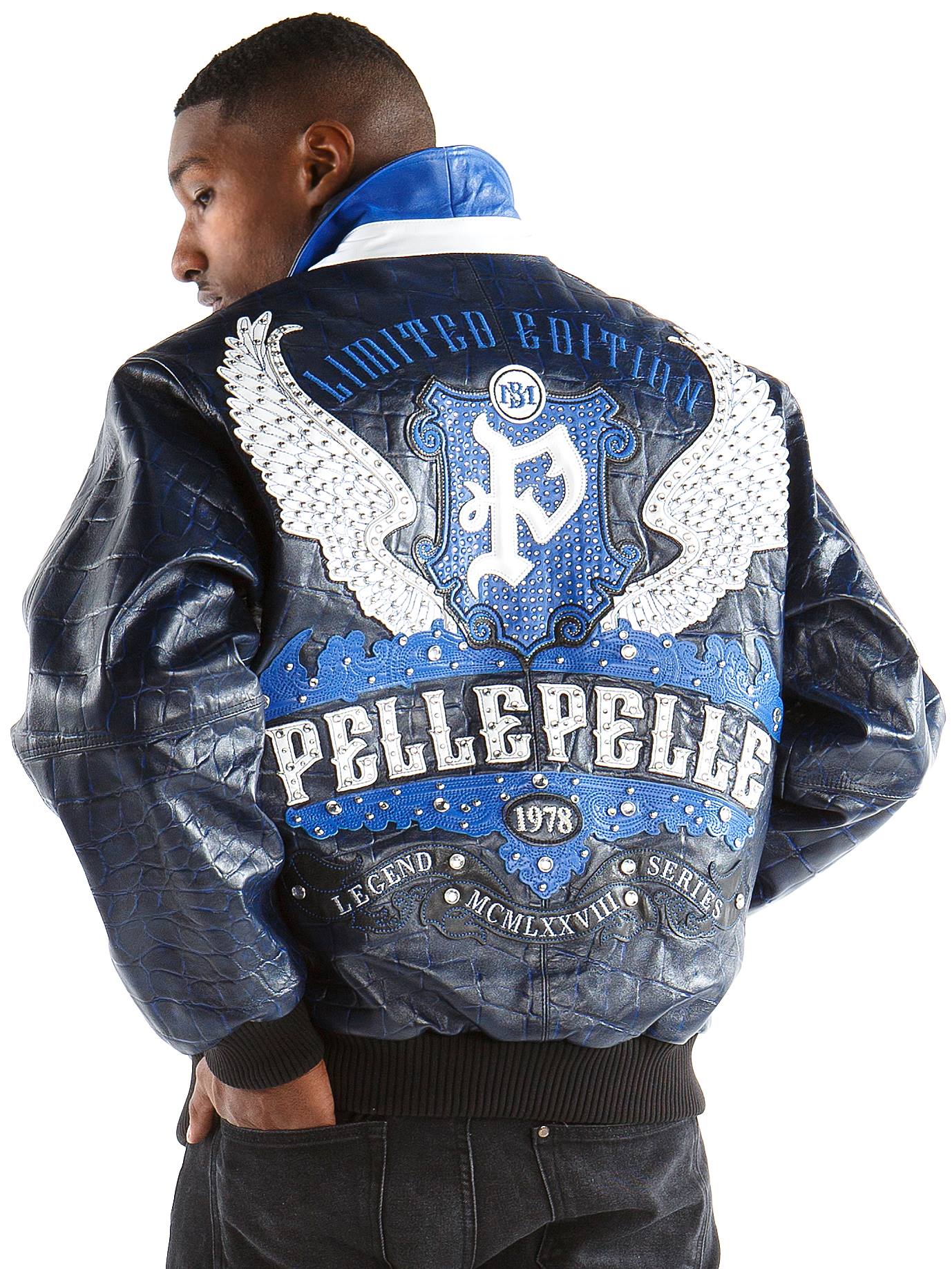 Pelle Pelle Legend Series Blue Leather Jacket