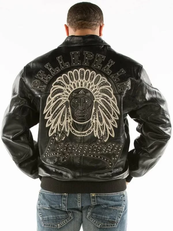 Pelle Pelle Black Indiana Legendary Jacket