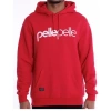 Pelle Pelle Red Men Plain Hoodie