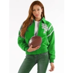 Pelle Pelle Women Green Detroit Wool Jacket