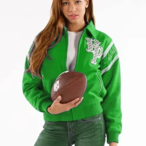 Pelle Pelle Women Green Detroit Wool Jacket