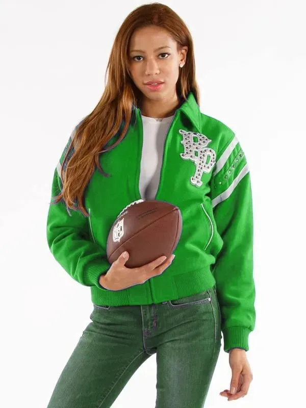 Pelle Pelle Women Green Detroit Wool Jacket