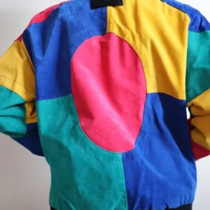 Women Pelle Pelle Multicolor Wool Jacket view 2
