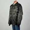 Pelle Pelle Black Encrusted Leather Jacket