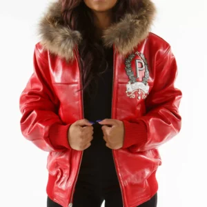 Pelle Pelle Live Like A Queen Red Hood Jacket