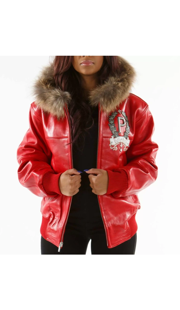 Pelle Pelle Live Like A Queen Red Hood Jacket