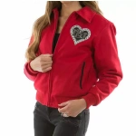 Pelle Pelle Women Heartbreaker Red Jacket