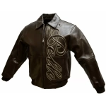 Pelle Pelle Dark Brown Bomber Leather Jacket