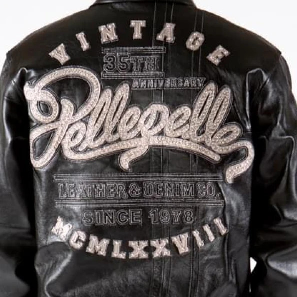 Pelle Pelle Men 35th Anniversary Black Jacket