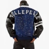 Pelle Pelle Dark Blue Crocodile Leather Jacket