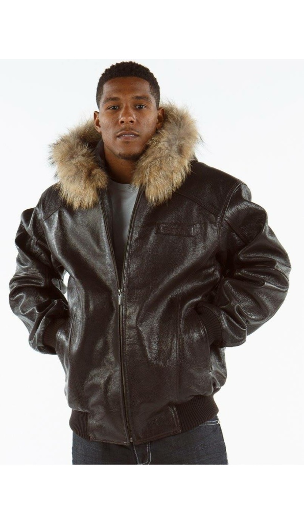 Pelle Pelle Plain Dark Brown Leather Jacket