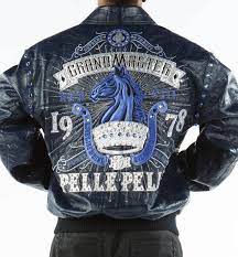 Pelle Pelle Blue Grandmaster Leather Jacket