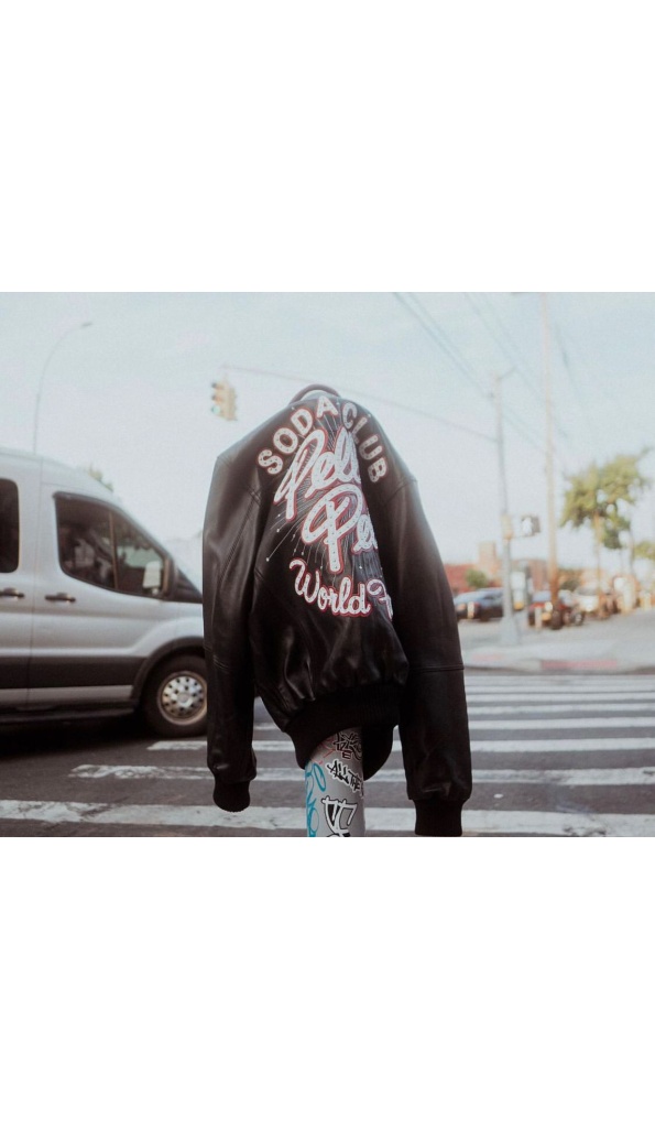 Soda Club Pelle Pelle Men Black Leather Jacket