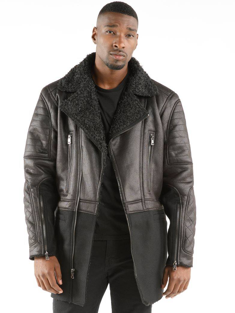 Pelle Pelle Fraser Retro Black Men Coat