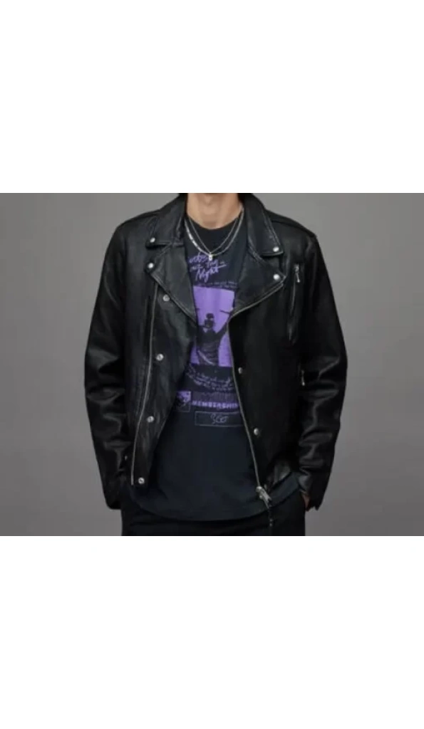 Pelle Pelle Genuine Leather Biker Jacket