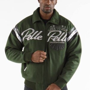 Pelle Pelle Green Live To Win Wool Jacket view 1