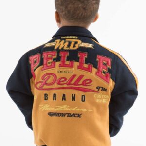 Kids Pelle Pelle Throwback MB Wool Jacket