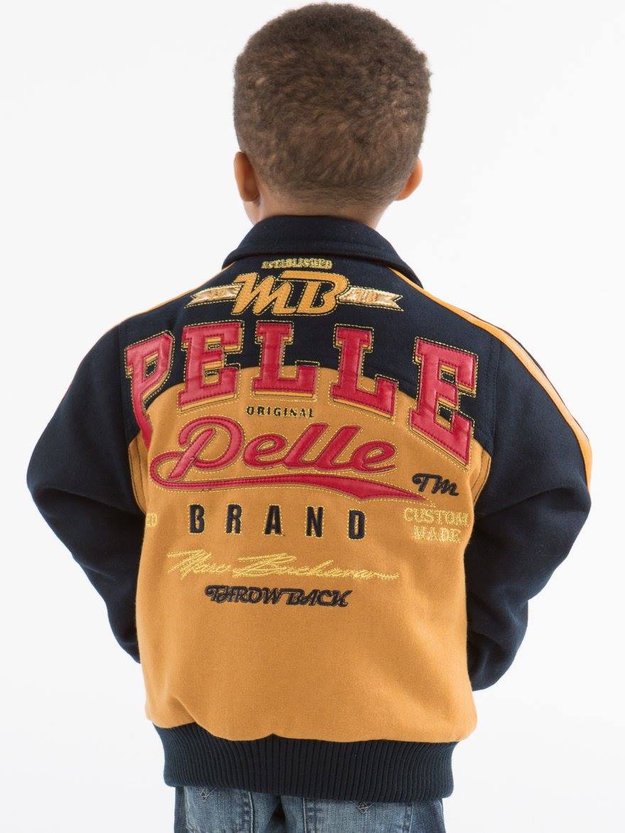 Kids Pelle Pelle Throwback MB Wool Jacket