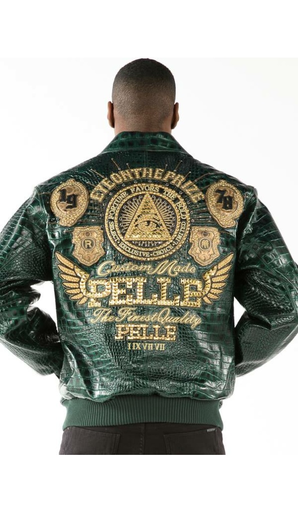 Pelle Pelle Eye On The Prize Green Jacket