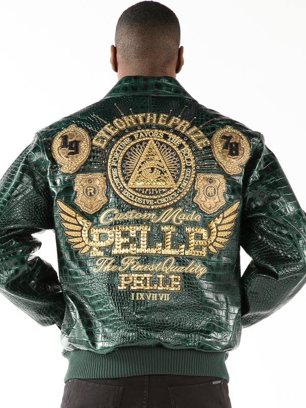 Pelle Pelle Eye On The Prize Green Jacket