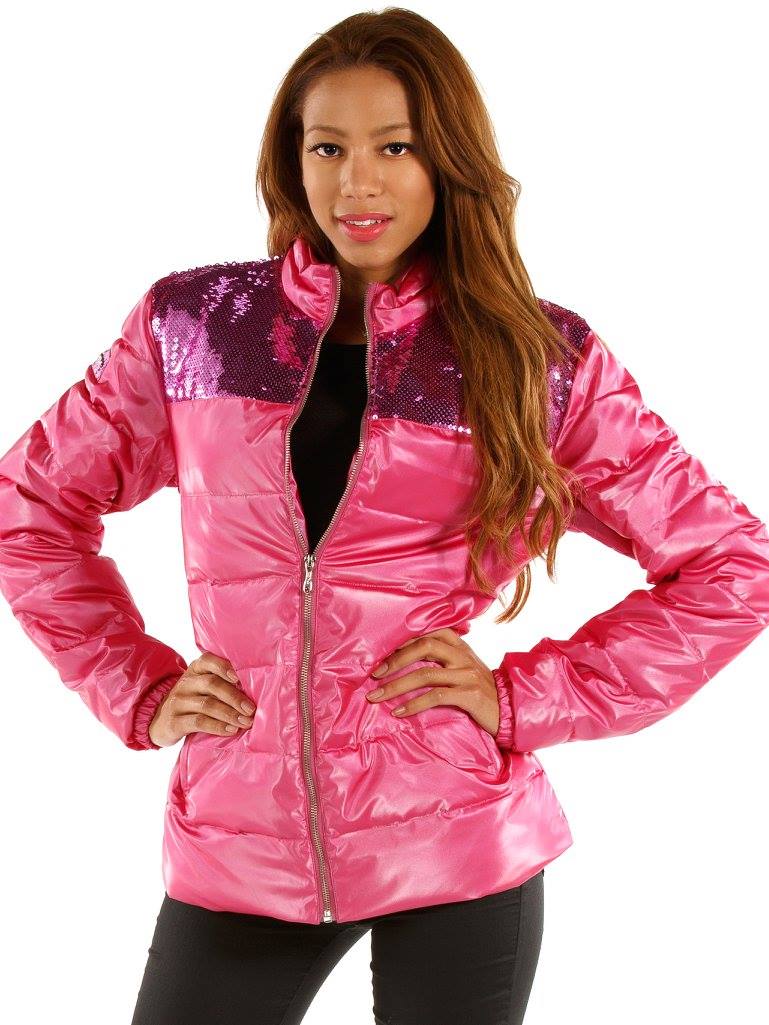 Pelle Pelle Women Pink Metallic Puffer Jacket