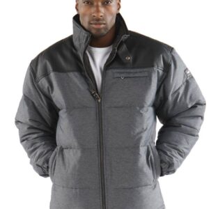 Pelle Pelle Men Grey Prada Puffer Jacket view 1