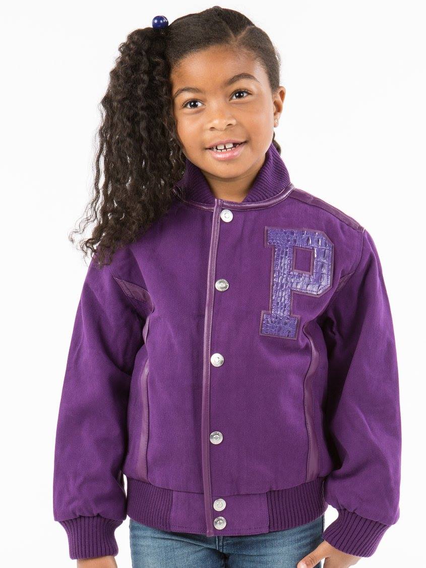 Exclusive Purple Pelle Pelle Kids Wool Jacket