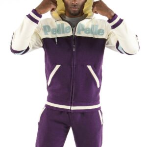 Pelle Pelle Purple Varsity Hood Tracksuit