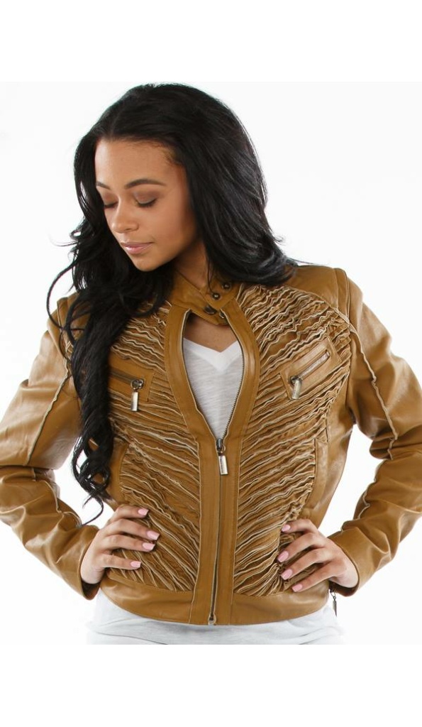 Pelle Pelle Slashed Women Leather Jacket