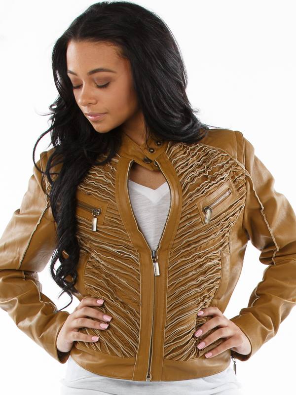 Pelle Pelle Slashed Women Leather Jacket