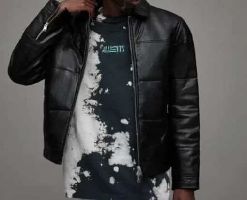 Pelle Pelle Black Cobb Men Puffer Jacket