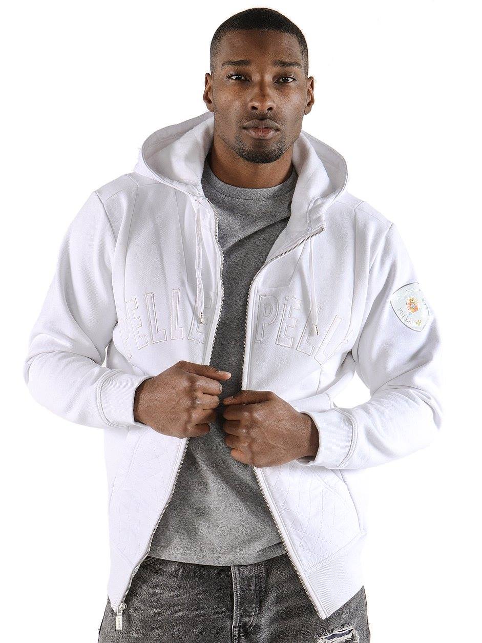 Pelle Pelle Pure White Hood Wool Jacket